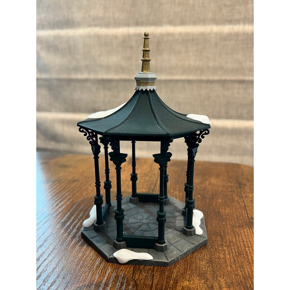 Department 56 Snow Village‎ Gazebo Christmas Winter Scene Miniature Decor